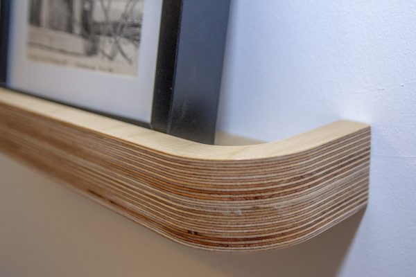 Contemporary Picture Rail Shelf