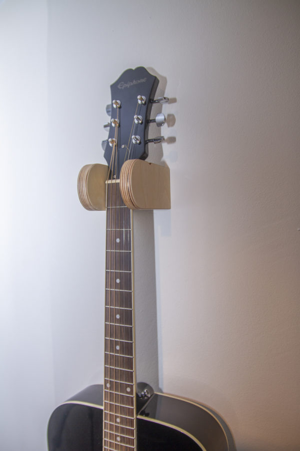 Birch plywood guitar hanger